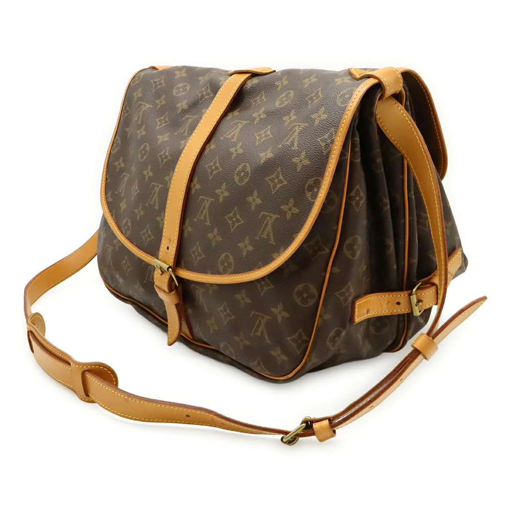 Louis Vuitton Messenger Crossbody Monogram Saumur Brown